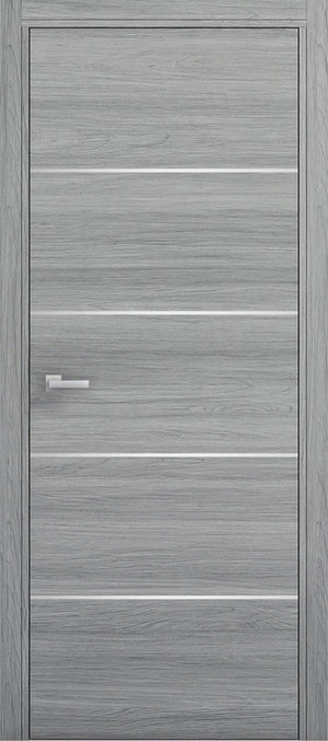 Nova 4H Braga Olmo Matrix CPL Modern Single Pre-hung Door - Doors and Beyond