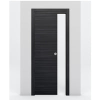 Nova Flush Braga Blu Matrix Laminated Modern Pocket Door - Doors and Beyond