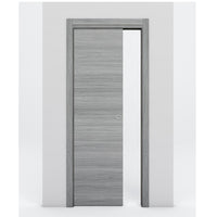 Nova Flush Braga Olmo Matrix Laminated Modern Pocket Door - Doors and Beyond