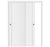 Nova Glam Pro 003 Soft White Laminated Modern Bypass Door