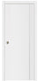Nova Glam Pro 005 Soft White Laminated Modern Pocket Door