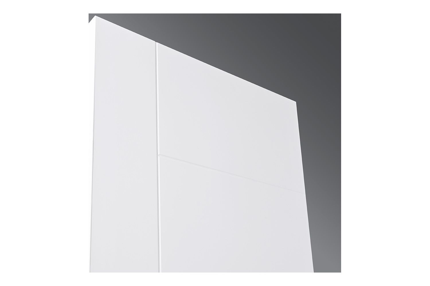 Nova Groove Soft White Laminated Modern Pre-Hung Door