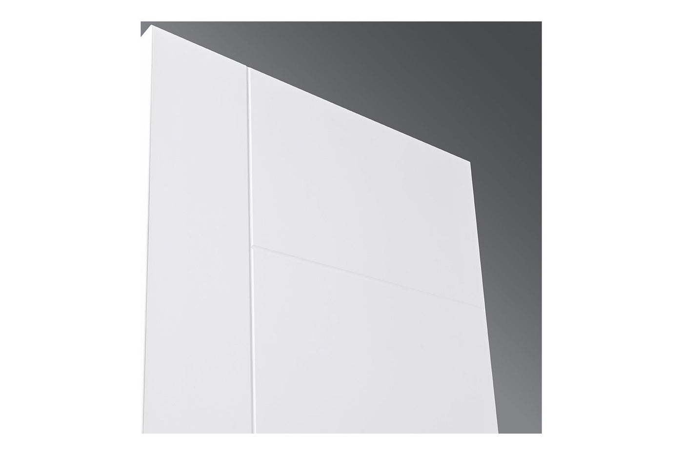 Nova Groove Soft White Laminated Modern Pre-Hung Door - Doors and Beyond