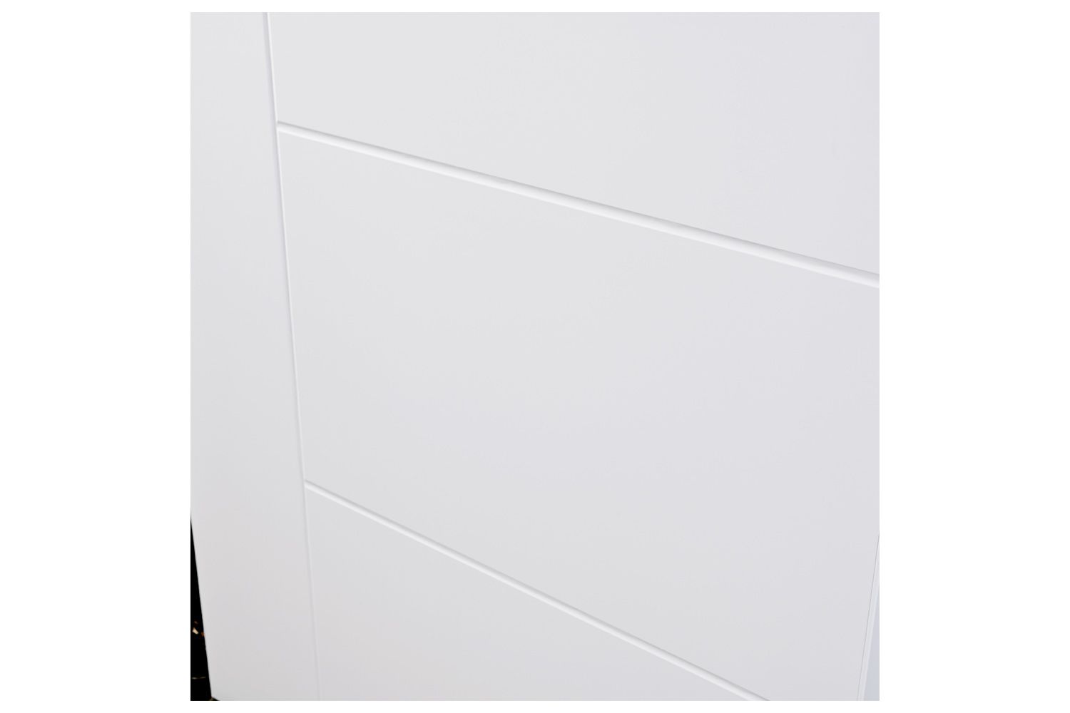 Nova Groove Soft White Laminated Modern Pre-Hung Door