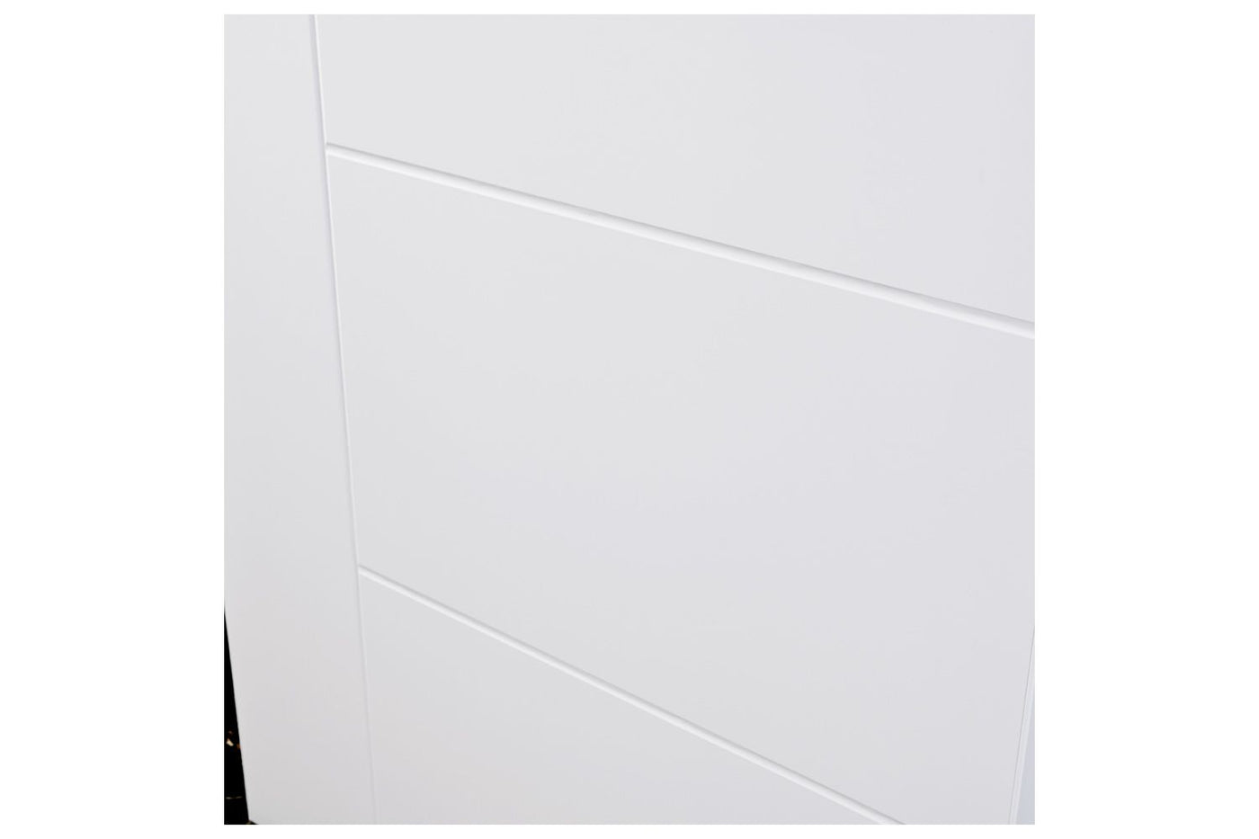 Nova Groove Soft White Laminated Modern Pre-Hung Door - Doors and Beyond