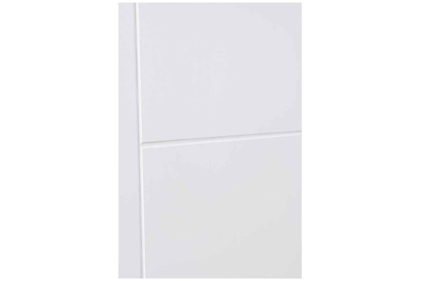 Nova Groove Soft White Laminated Modern Pre-Hung Door - Doors and Beyond