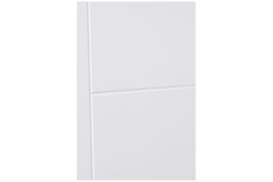 Nova Groove Soft White Laminated Modern Pre-Hung Door - Doors and Beyond