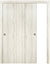 Nova HG002 Light Aloe Wood Laminated Modern Bypass Door