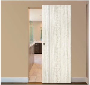 Nova HG002 Light Aloe Wood Laminated Modern Magic Door - Doors and Beyond
