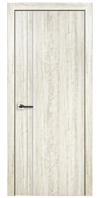 Nova HG002 Light Aloe Wood Laminated Modern Single Pre-Hung Door - Doors and Beyond