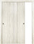 Nova HG002VR Light Aloe Wood Laminated Modern Bypass Door
