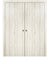 Nova HG002VR Light Aloe Wood Laminated Modern Double Pocket Door