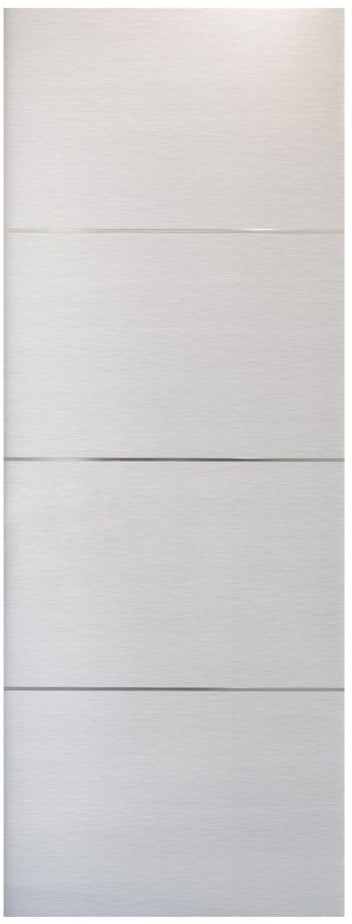 Nova HG008 White Wenge Laminated Modern Door Slab - Doors and Beyond