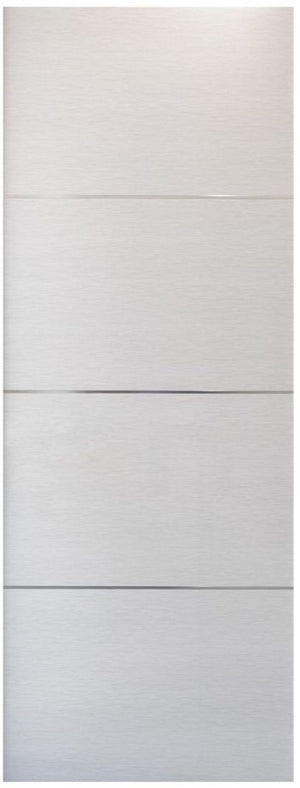Nova HG008 White Wenge Laminated Modern Door Slab - Doors and Beyond