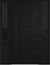Nova Inox S3 Modern Exterior Single Door W/ (2) 12