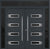 Nova Inox S4 Modern Exterior Double Door 72x80 W/ (2) 12