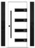 Nova Inox S4 Modern Exterior Single Door W/ (2) 12
