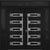Nova Inox S5 Modern Exterior Double Door 72x80 W/ (2) 12