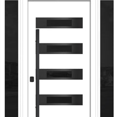 Single Door With Sidelights And Transom: Premium Door Exterior Collection