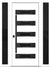 Nova Inox S5 Modern Exterior Single Door W/ (2) 12
