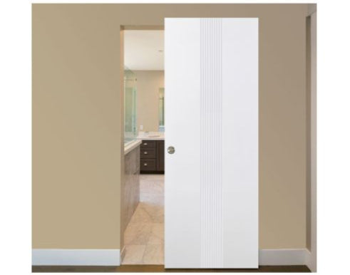 Nova M34 Sapele Laminated Modern Magic Door