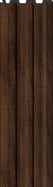 VOX Linerio M-Line Chocolate Slat Panel 104 5/16" 4 13/16" x 3/8" - Doors and Beyond