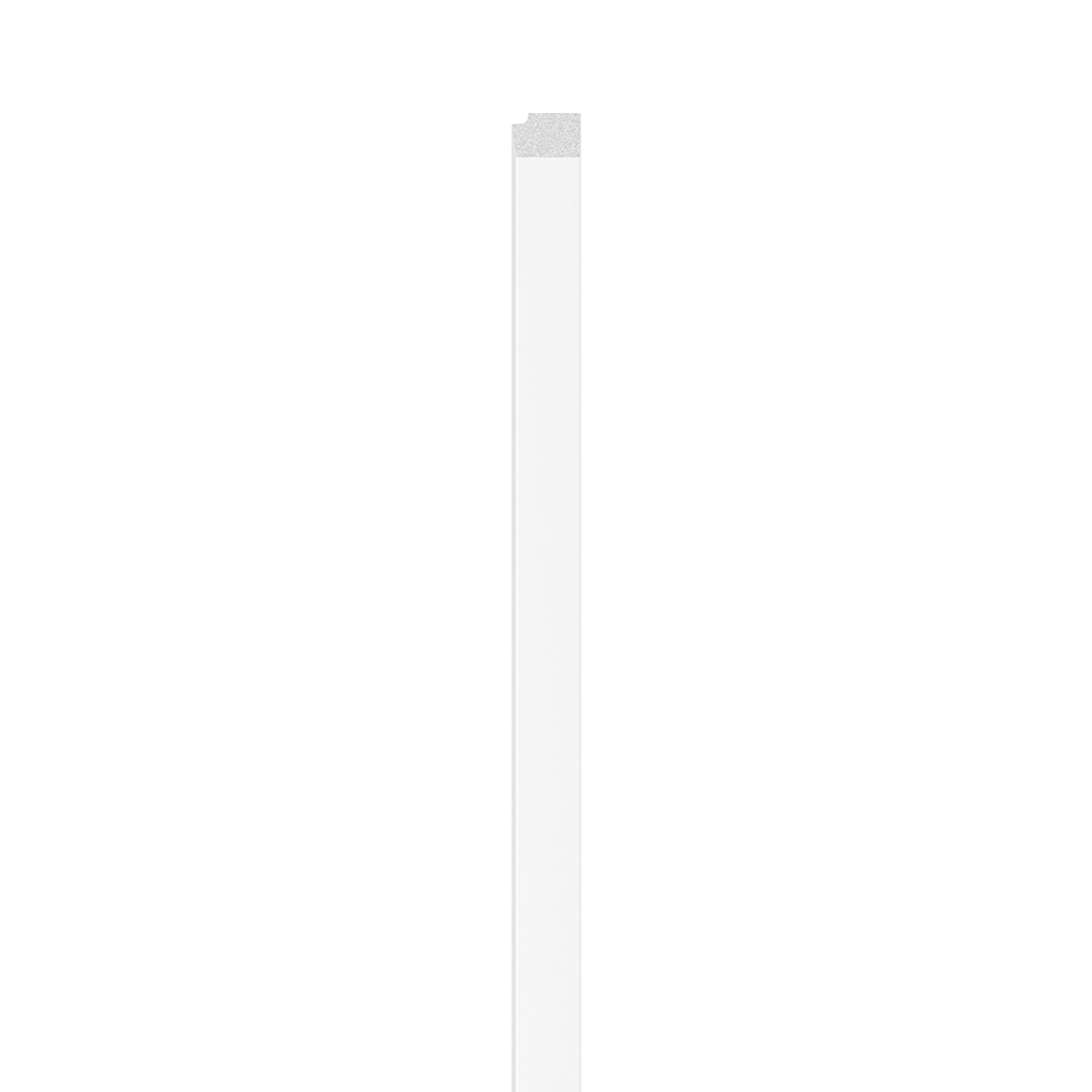 VOX R-Trim Linerio L-Line White 104 5/16" x 1 1/4" x 13/16" - Doors and Beyond