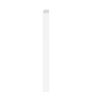 VOX R-Trim Linerio L-Line White 104 5/16" x 1 1/4" x 13/16" - Doors and Beyond