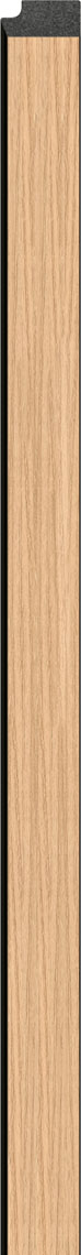 VOX R-Trim Linerio M-Line Natural with Black 104 5/16" x 1" x 1/2" - Doors and Beyond