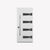 Nova Inox S4 Modern Exterior Single Door 36x80 - White - Doors and Beyond