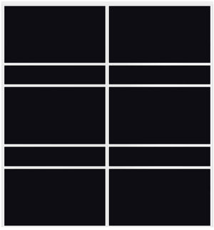Custom Sliding White Aluminum Doors - Style 08 - 2 doors - Black Glass - Doors and Beyond
