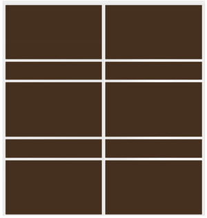Custom Sliding White Aluminum Doors - Style 08 - 2 doors - Brown Glass - Doors and Beyond