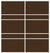 Custom Sliding White Aluminum Doors - Style 08 - 2 doors  - Brown Glass