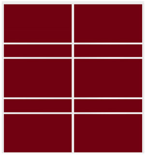 Custom Sliding White Aluminum Doors - Style 08 - 2 doors - Burgundy Glass - Doors and Beyond