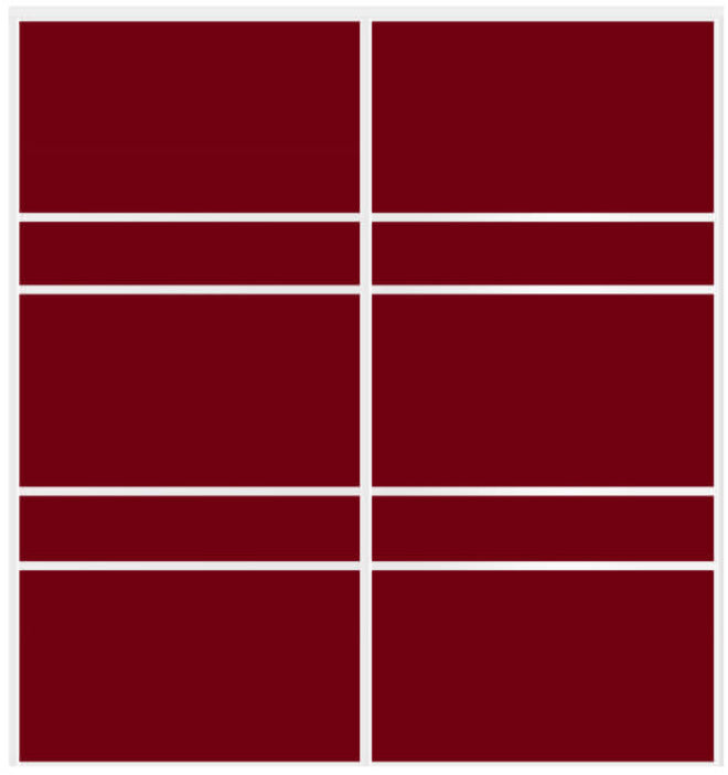 Custom Sliding White Aluminum Doors - Style 08 - 2 doors - Burgundy Glass - Doors and Beyond