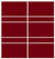 Custom Sliding White Aluminum Doors - Style 08 - 2 doors  - Burgundy Glass