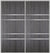 Custom Sliding Aluminum Doors - Style 08 - 2 doors  - Swiss Elm