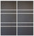 Custom Sliding White Aluminum Doors - Style 08 - 2 doors  - Japan Oak