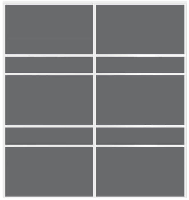 Custom Sliding White Aluminum Doors - Style 08 - 2 doors - Silver Gray Glass - Doors and Beyond