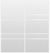 Custom Sliding White Aluminum Doors - Style 08 - 2 doors  - White Drawing