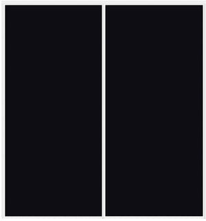 Custom Sliding White Aluminum Doors - Style 01 - 2 doors - Black Glass - Doors and Beyond