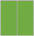 Custom Sliding Aluminum Doors - Style 01 - 2 doors  - Lime Green Glass