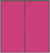 Custom Sliding Black Aluminum Doors - Style 01 - 2 doors  - Pink Glass
