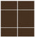 Custom Sliding White Aluminum Doors - Style 10 - 2 doors  - Brown Glass