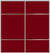 Custom Sliding Aluminum Doors - Style 10 - 2 doors  - Burgundy Glass