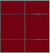 Custom Sliding Black Aluminum Doors - Style 10 - 2 doors  - Burgundy Glass