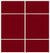 Custom Sliding White Aluminum Doors - Style 10 - 2 doors  - Burgundy Glass