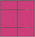 Custom Sliding Black Aluminum Doors - Style 10 - 2 doors  - Pink Glass