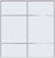 Custom Sliding Aluminum Doors - Style 10 - 2 doors  - White Glass