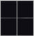 Custom Sliding Aluminum Doors - Style 02 - 2 doors  - Black Glass